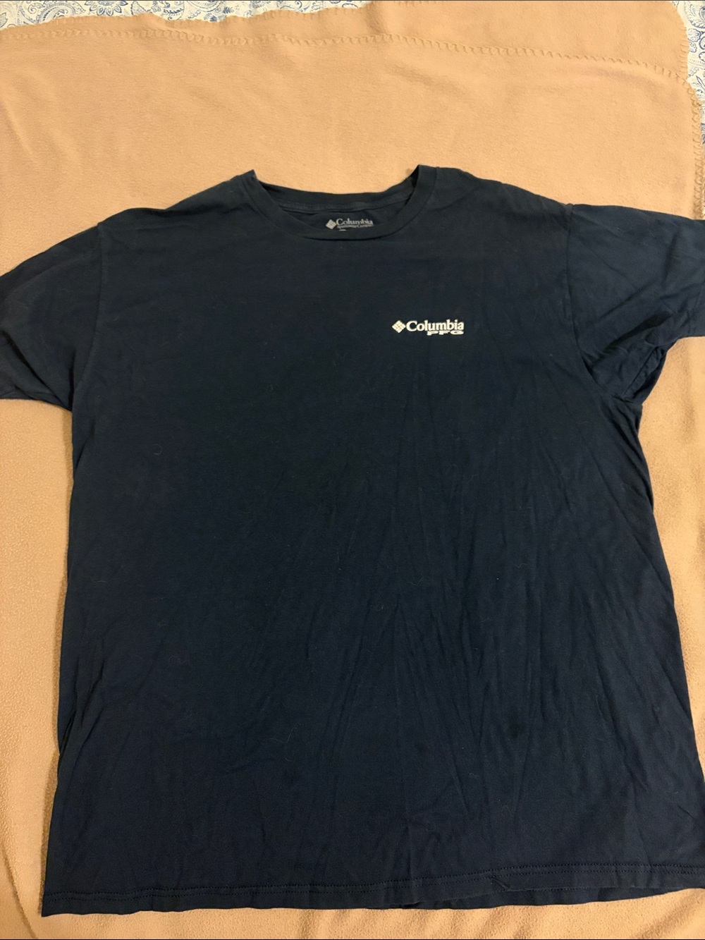 Columbia Navy Short-Sleeve Logo Tee